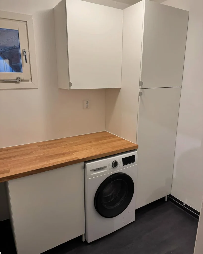 En fin tvättstuga färdigställd hos kund i Vallentuna 😁