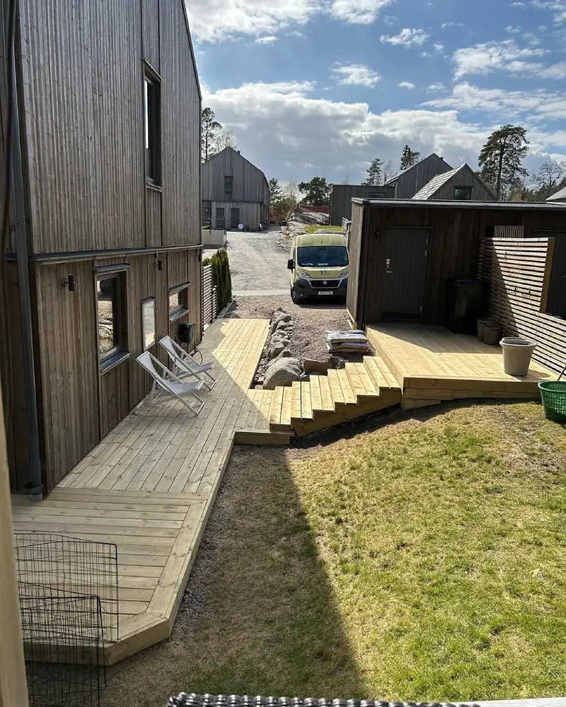 Fredag och färdig trall o staket hos väldigt trevliga kunder! Trevlig helg😁